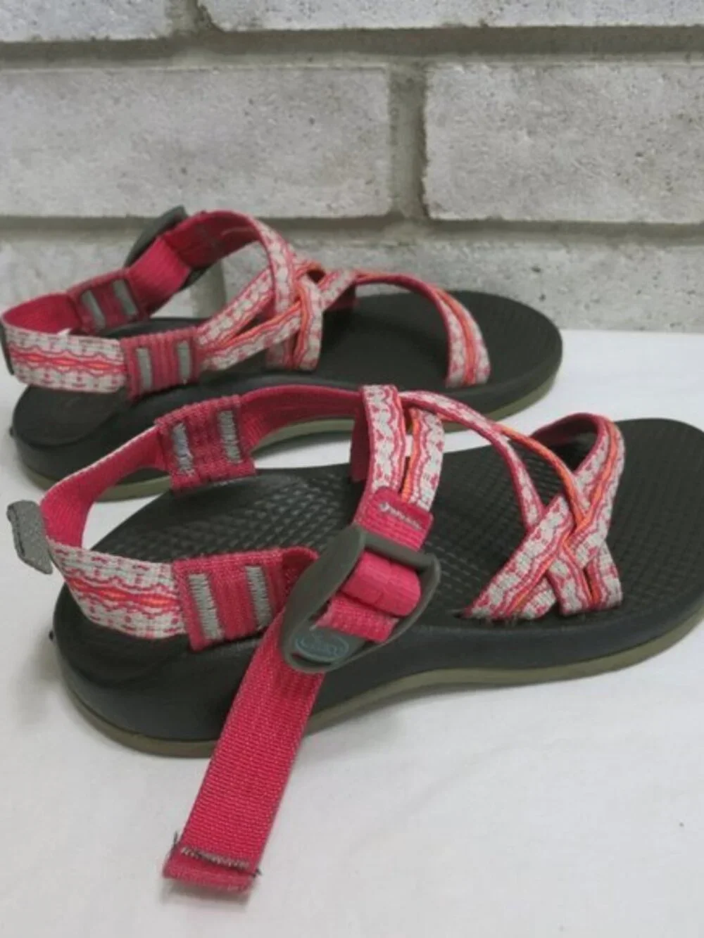 Chaco Dual Webbing Comfort Sandals Outdoor Strappy Shoes Kids Footwear Sz 1